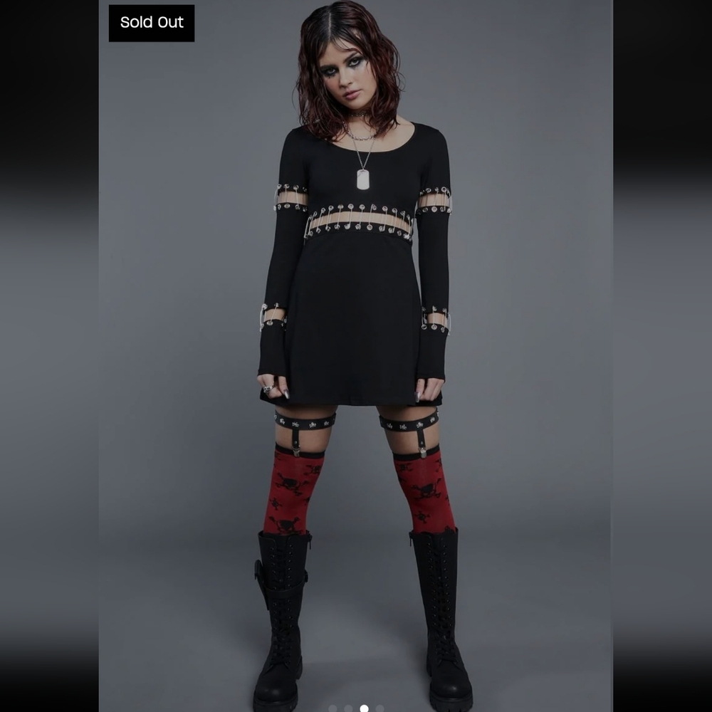 Dolls Kill Fleeting Fury Mini Dress - Picture 4 of 11